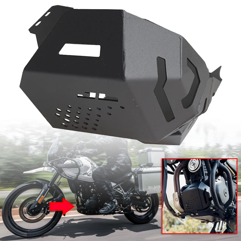 

For Himalayan450 Himalayan 450 2024- Motorcycle Accessories Stainless Engine Chassis Guard Engine Bottom Plate Protection Cover