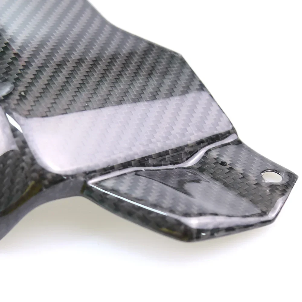 ل MT 09 MT09 FZ 09 FZ09 2013-2019 ألياف الكربون غطاء خزان الوقود الغاز حامي دراجة نارية الملحقات #4