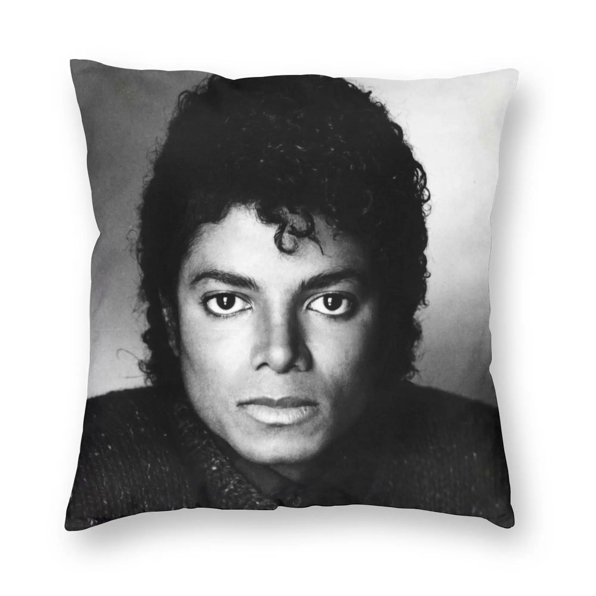 Michael Jackson Pillowcase Printed Polyester Cushion Cover Decoration Pop Music Singer Throw Pillow Case Cover Bedroom Zippered
