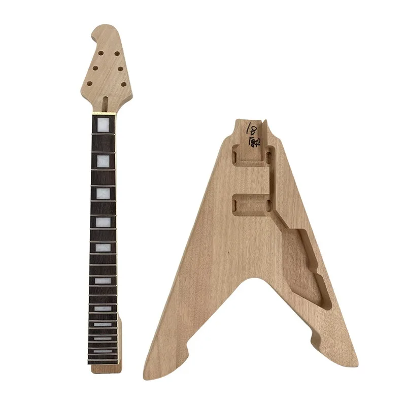 Electric guitar manual assembly set accessories, electric guitar neck body white stubble set