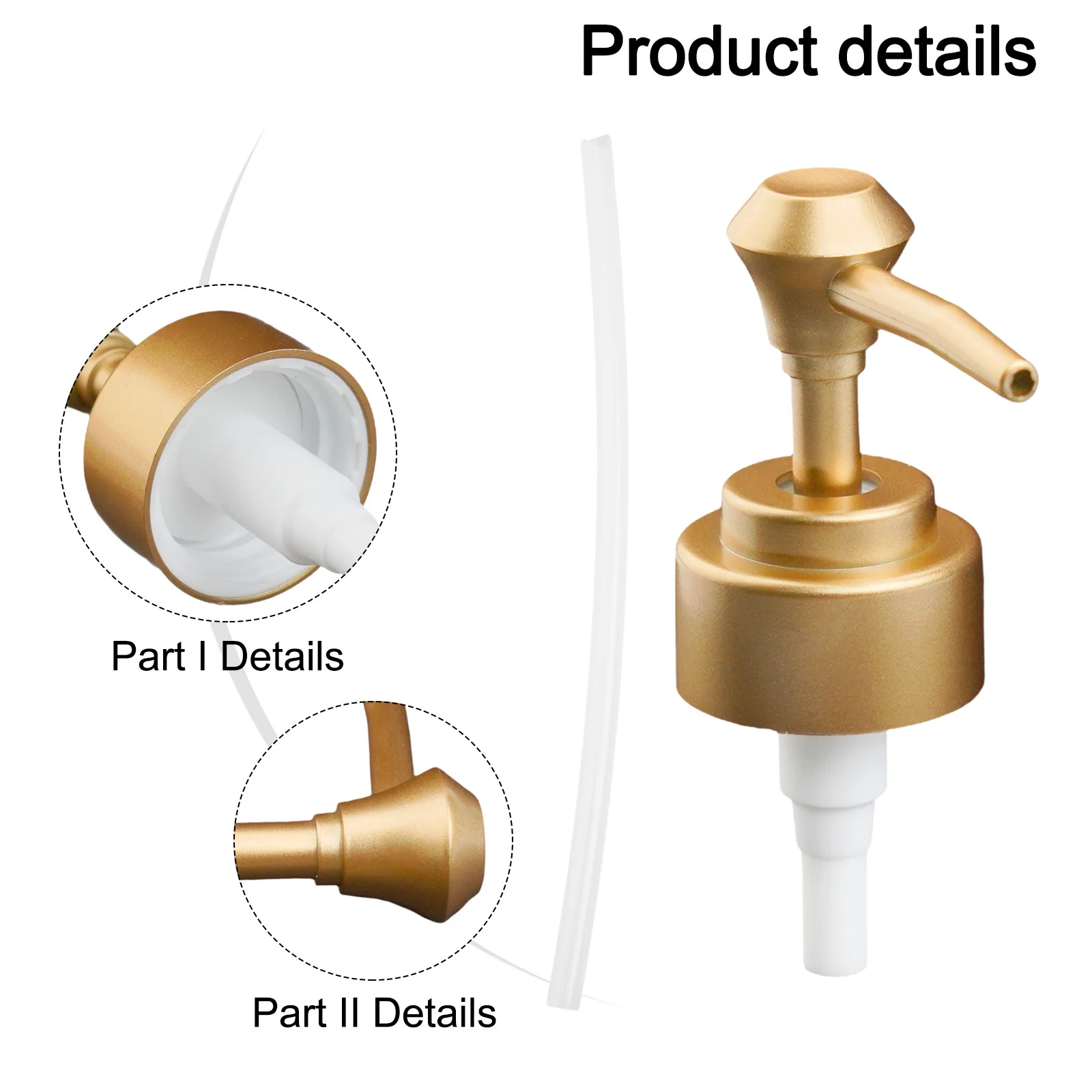 

Leak-proof Hand Soap Pump Nozzle Replacement Liquid Soap Dispenser 1PC Lotion Shampoo Pump Tube Hotel Bathroom Accessories