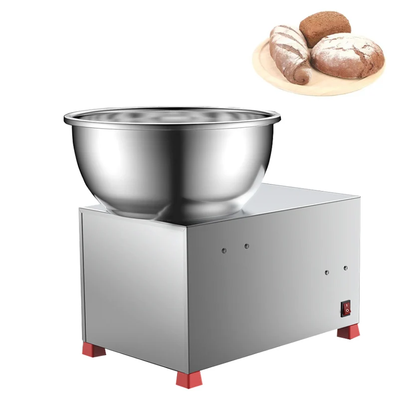 Commercial Dough Mixer Basin Type Dough Mixing Stuffing Machine Electric Bread Maker Dough Kneading Machine