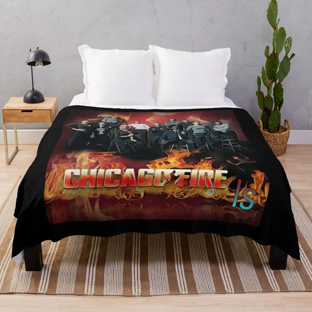 

Chicago fire Throw Blanket Thermals For Travel Blankets For Bed Summer Beddings Cute Blankets