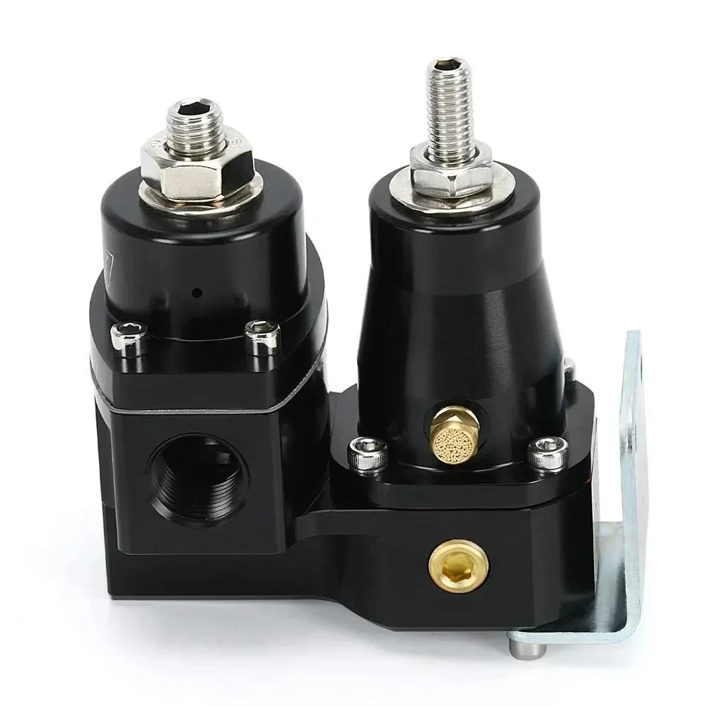 Adjustable Fuel Pressure Regulator Kit 13220 EFI To Carb Dual Stage Car Refitting Fuel Supercharger 1/8