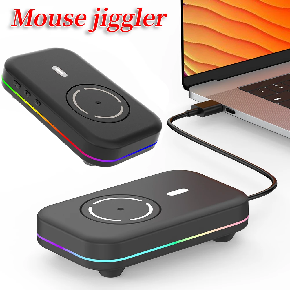 Undetectable Mouse Jiggler with ON/OFF Switch Virtual Mouse Mover For Computer Awakening Keeps PC Active Simulate Mouse Mover