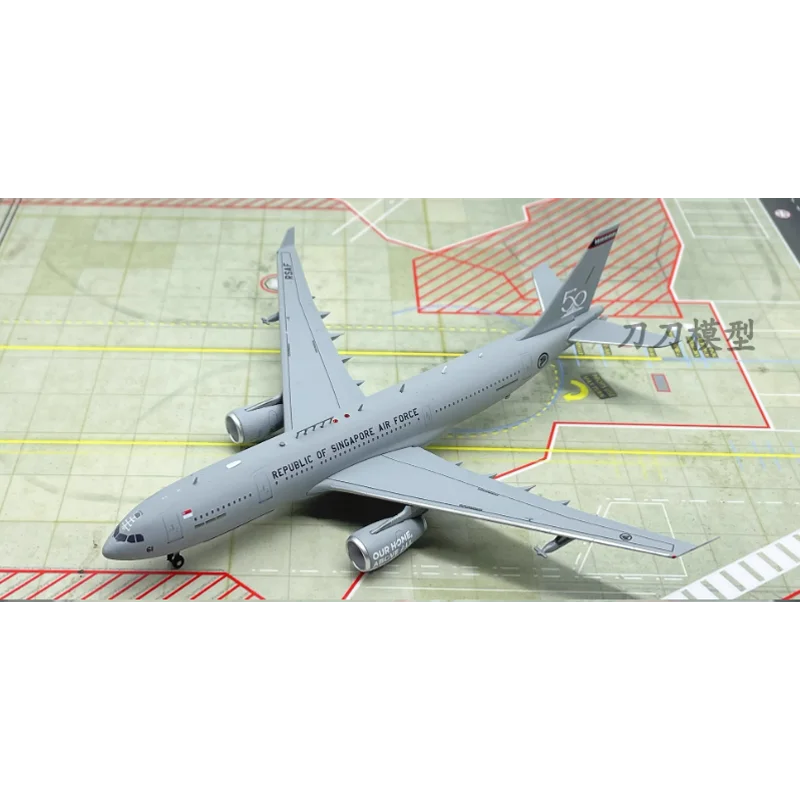 Diecast Scale 1:400 Singapore Air Force Number 50 MRTT Air tanker Alloy Aircraft Model Metal Airplane Decoration Gift Collection