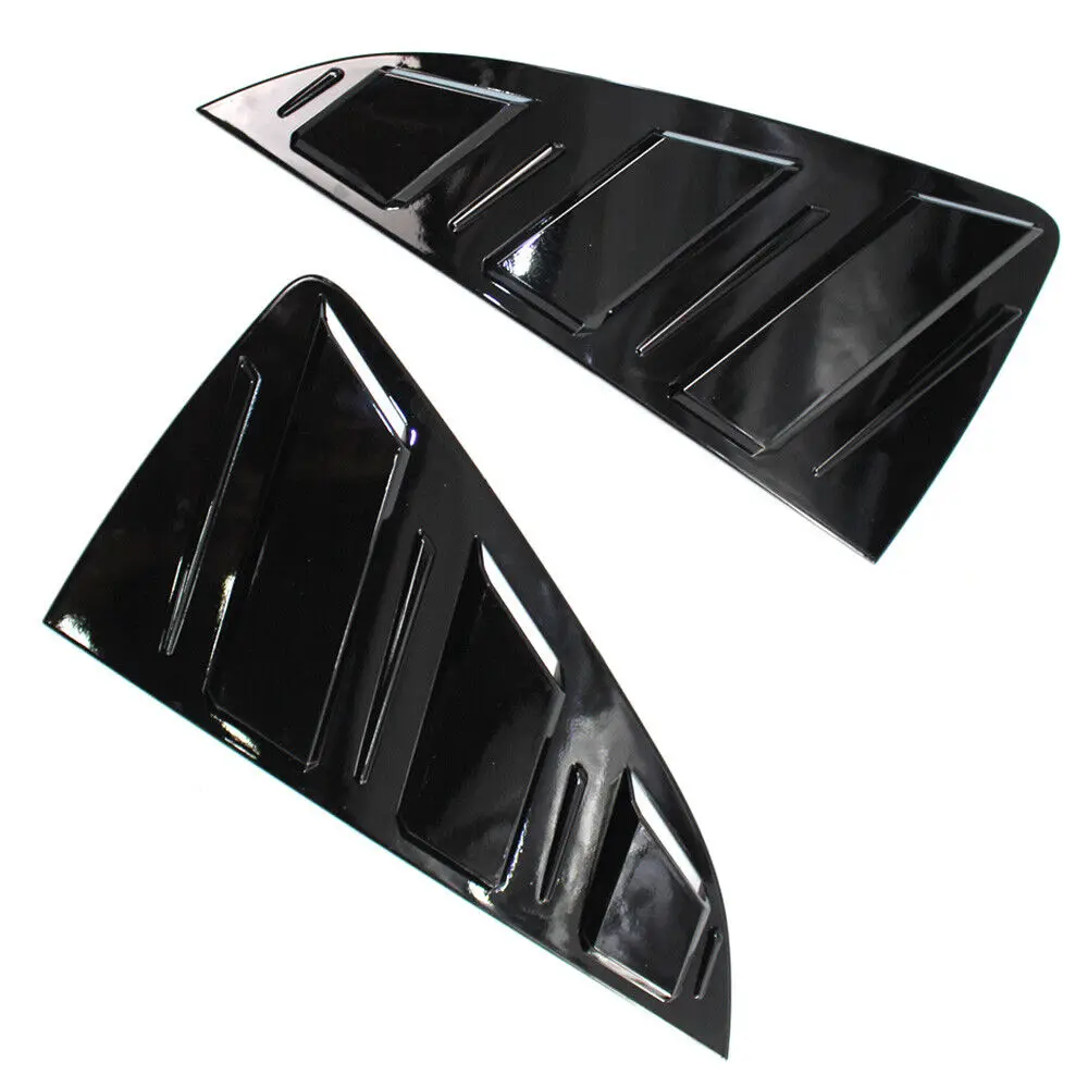 Paar Auto Achterruit Sluiter Cover Trim Voor Volkswagen VW Polo MK5 6R 6C 2011-2018 Achter Kwart panel Zijruit Louvre