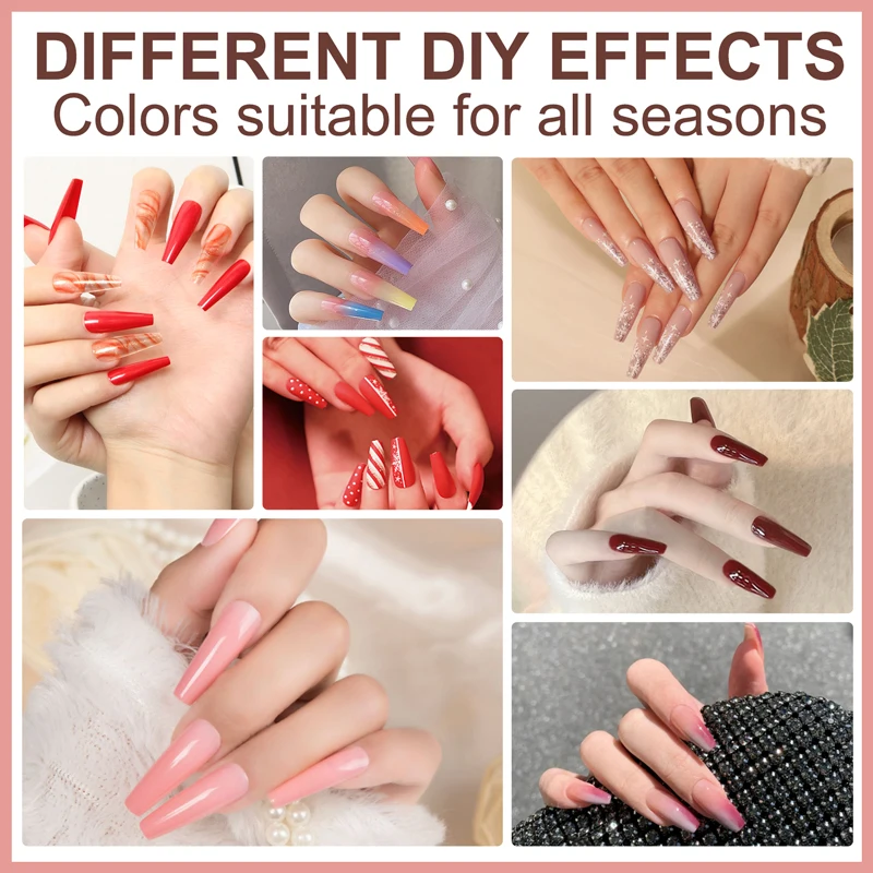 LNWPYH 12 unids/set esmalte de uñas de Gel Kit de Gel de uñas profesional con Gel UV semipermanente remojo Kit de Arte de uñas barniz para manicura