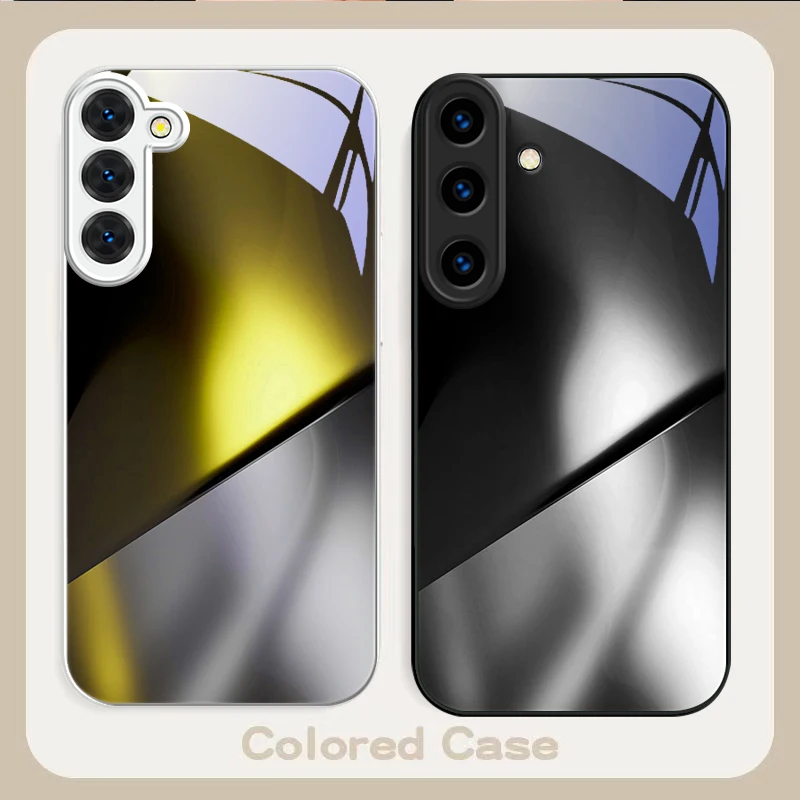 

Mysterious color and light For Samsung S26 S22 S8 9 10 S20 Ultra S21 Pro S22 Plus S23 FE S24Ultra S25 Edge S24+ Glass Phone Case