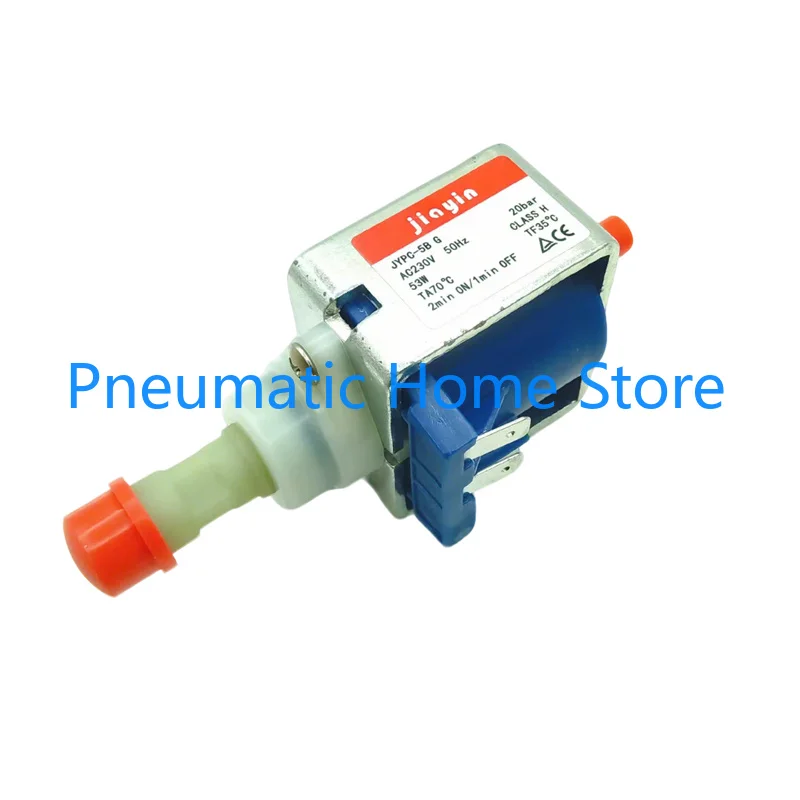 Jiayin JYPC-5B G AC230V 53W 20bar Steam Iron Electromagnetic Solenoid Water Pump for Coffee Machine Garment Steamer Cleaner
