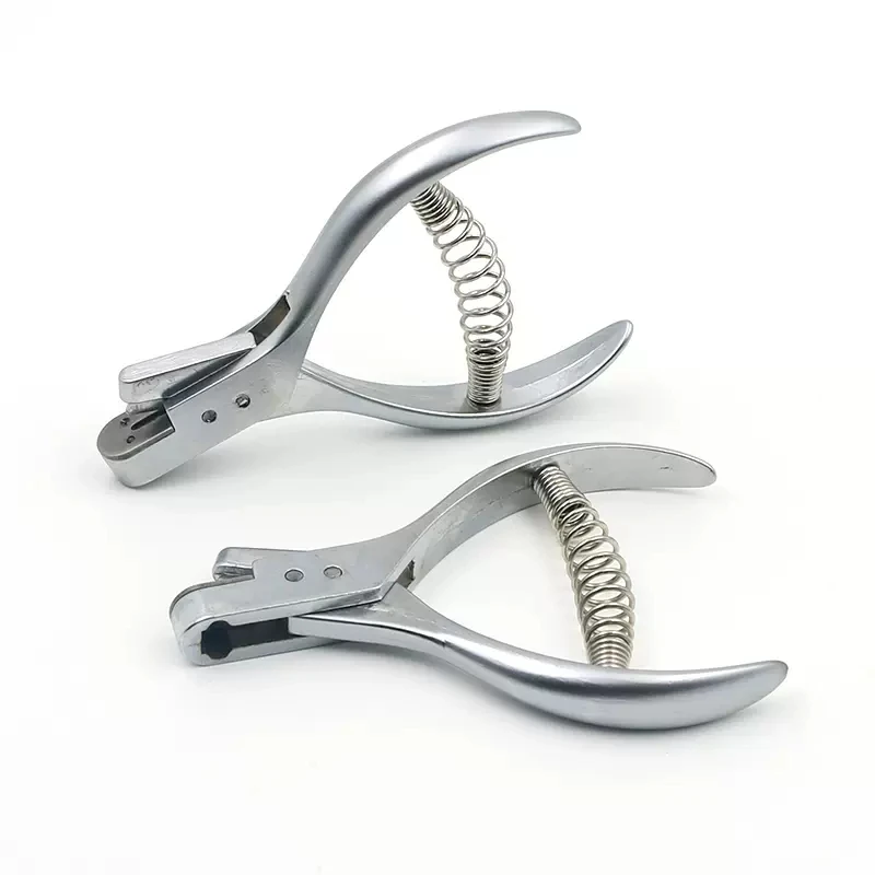 Sampling Pliers Replaceable Blade Knife-Mouth Pliers Plate-Making Multifunctional Pattern Tissue Notch Forceps sewing