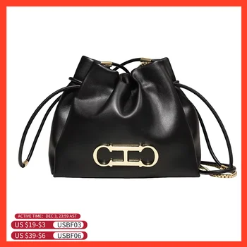 CH Casual stijl dagelijkse dames kleine tas Hoge kwaliteit effen kleur ontwerp dames schoudertas Premium Sense dames pendeltas