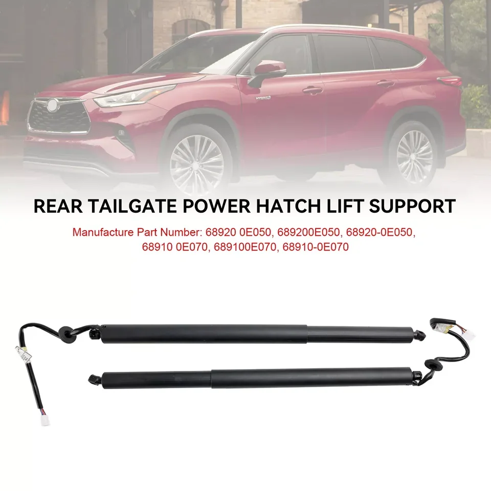 

2PCS Electric Tailgate Lift 68910-0E070 Fit Toyota Highlander 2020 2021 2022 2023 68920-0E050, 68910-0E070, 68920-0E050, 689100E