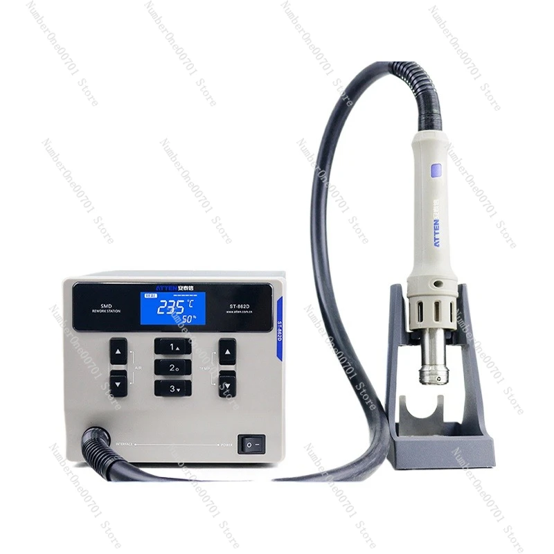

Hot Air Gun Soldering Station Digital Display ST862D Sleep Constant Temperature Adjustable Temperature Soldering Station