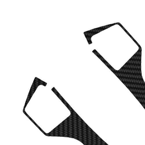 Imagen 2 del producto Para Toyota 4Runner con sistema de navegación 2010 2011 2012 2013 pegatina Interior de fibra de carbono cubierta de Panel de volante embellecedor