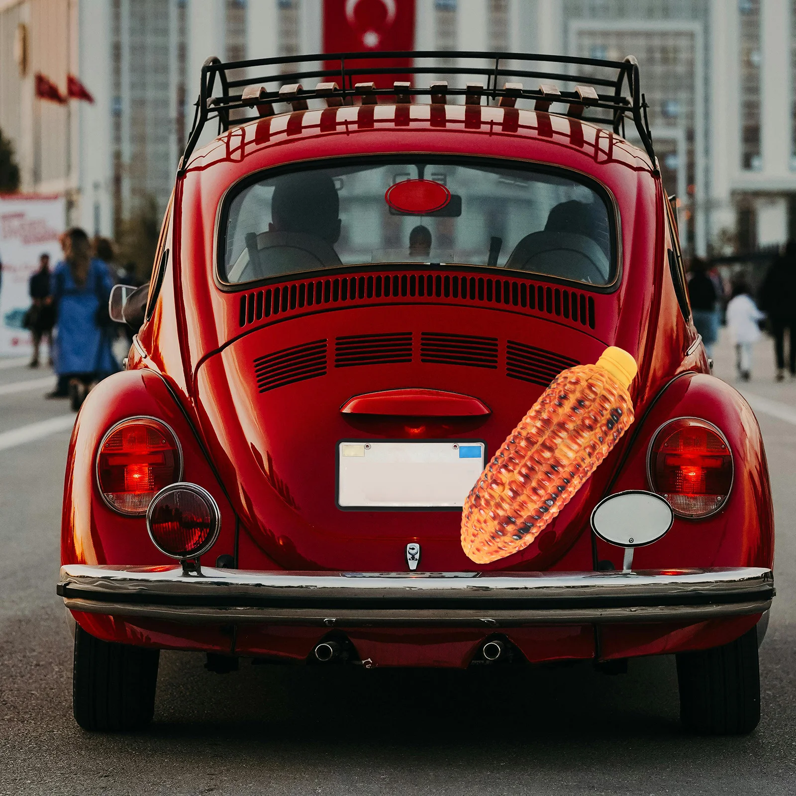 

Creative Car Accessories for Women Cute Dashboard Ornament Hanging Decorations Corn Shaped Trunk Hook Pendant Durable Fadeproof
