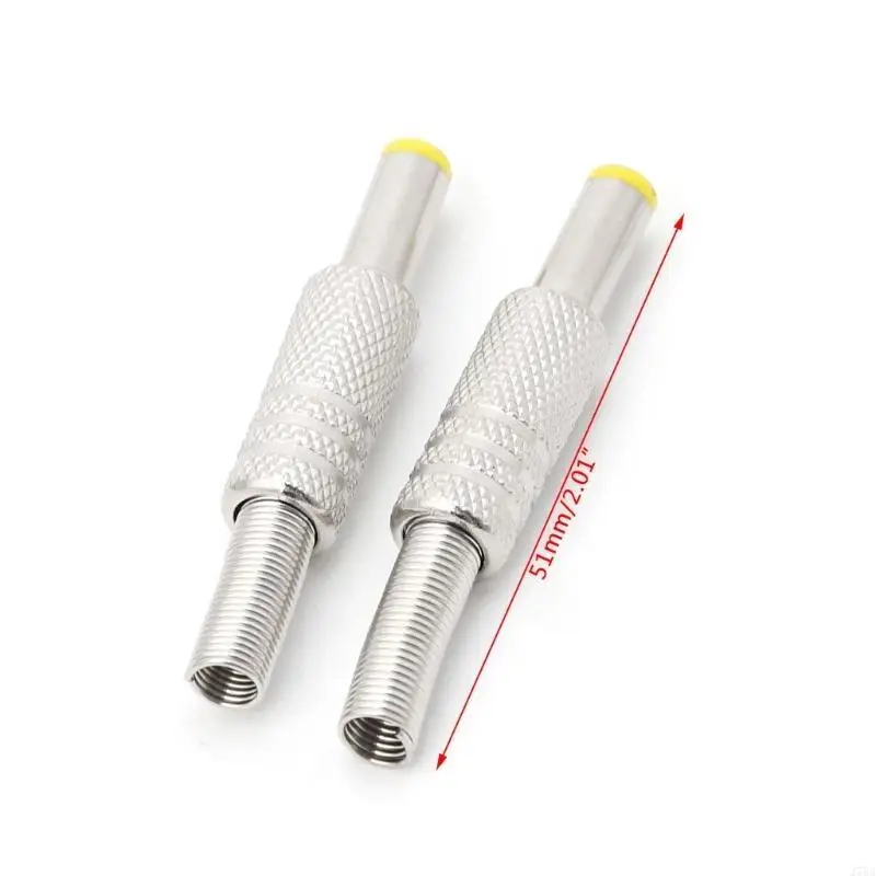 J78A 5.5x2.5mm Connector Adapter for Media Player MP3 MP4 Player Audio-Video Equipment Car Power Male Plug 5Pcs