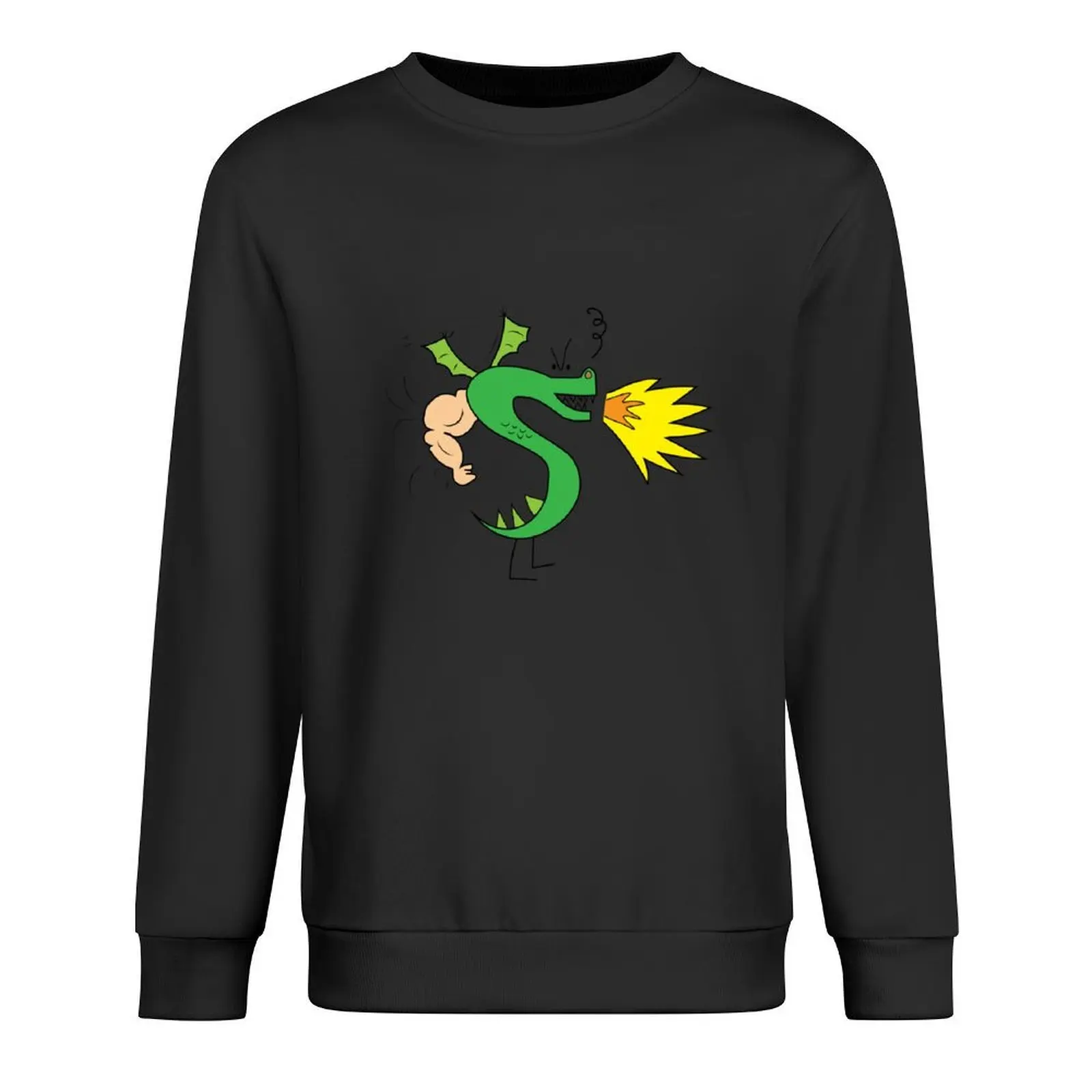 

Trogdor Cute Dragon Homestar Runner Pullover mens clothing men's winter sweater fashion men men wear oversize sweatshirt