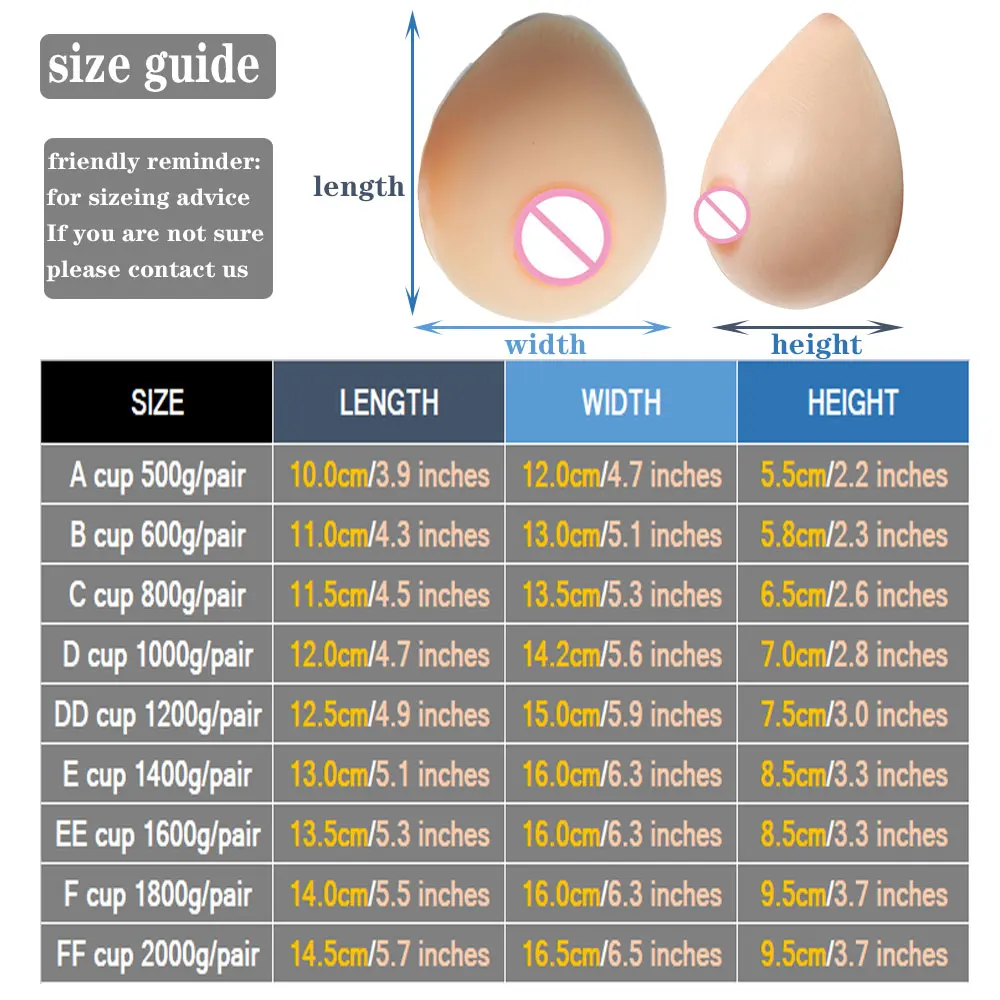 Realistic Silicone Crossdresser Breast Forms Prosthesis Artificial Huge Fake Boob Tits False Chests Pads For Cosplay Transgender