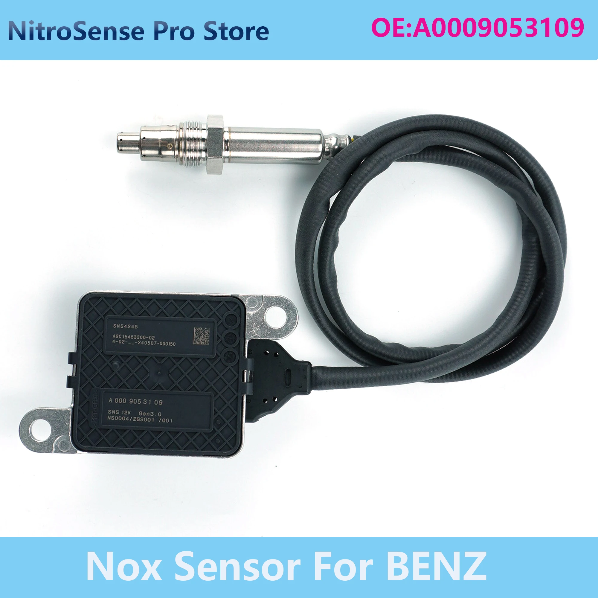 

A0009053109 0009053109 SNS424B New Nitrogen Oxide Sensor Fit Mercedes-Benz W213 W222 W205 W177 Nox Sensor