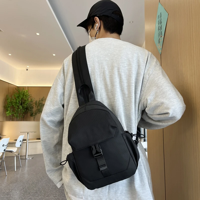 Chest Bag For Men Handbag Oxford Cloth Women Backpack Unisex Small Bag Multifunction Male Shoulder Bag Leisure New Crossbody Bag