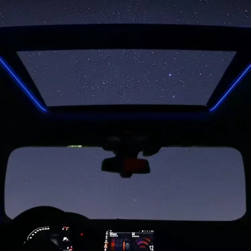 VENDAR Led Sunroof Light Strip 12V Car Roof Panoramic Skylight 11 Colours Auto Decorative Atmosphere Lamp Ambient Lights