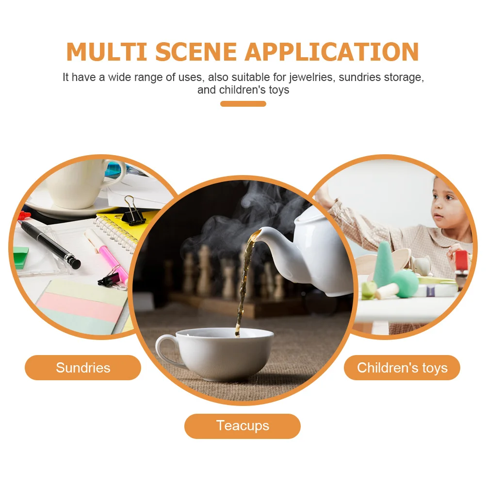 

Teacup Storage Bag Portable Teacup Container Drawstring Design Travel Pouch for Teaware Accessories Teaware Accessory