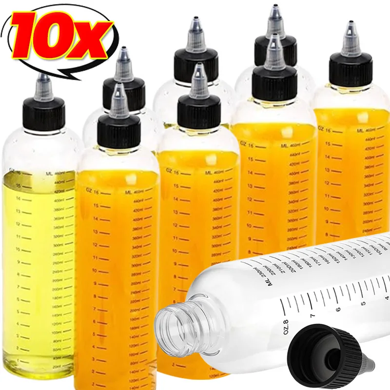 

Squeeze Condiment Bottle with Tip Cap Ketchup BBQ Sauces Olive Oil Bottle Dispenser Hair Oil Applicator Bottle Kitchen Container