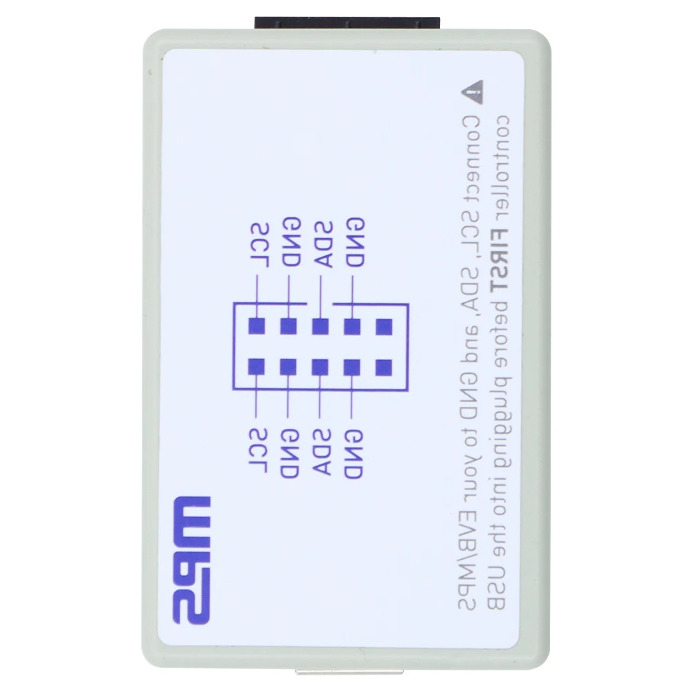 FOR EVKT-USBI2C-02 USB to I2C PMBus Dongle Communication Kit with 3-Pin 10-Pin Ribbon Cable Virtual Bench Pro I2C GUI Genuine