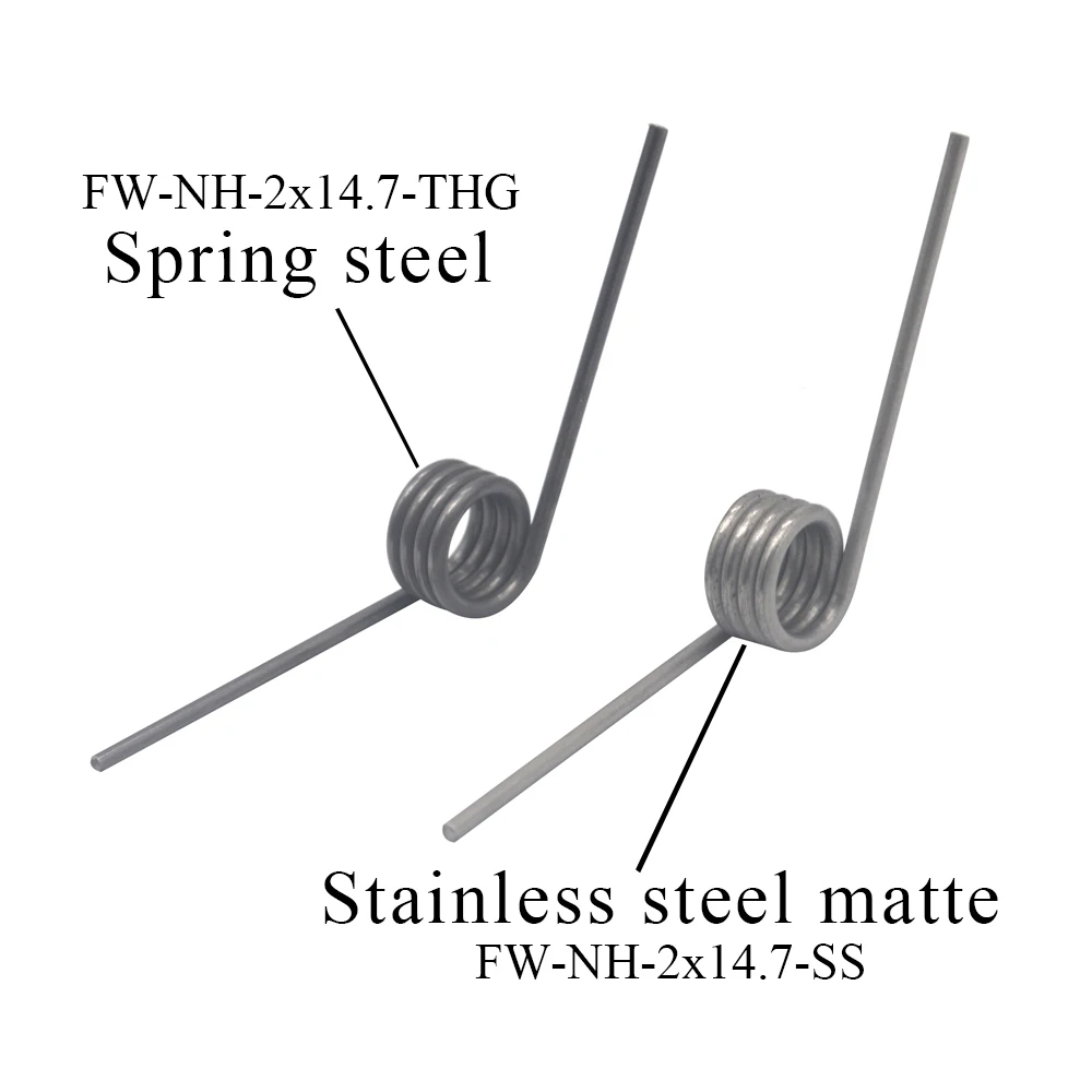 4pcs/lot 2.0mm wire torsion spring stainless steel 120 degree 4 coils heavy duty torsion spring with custom wholesale