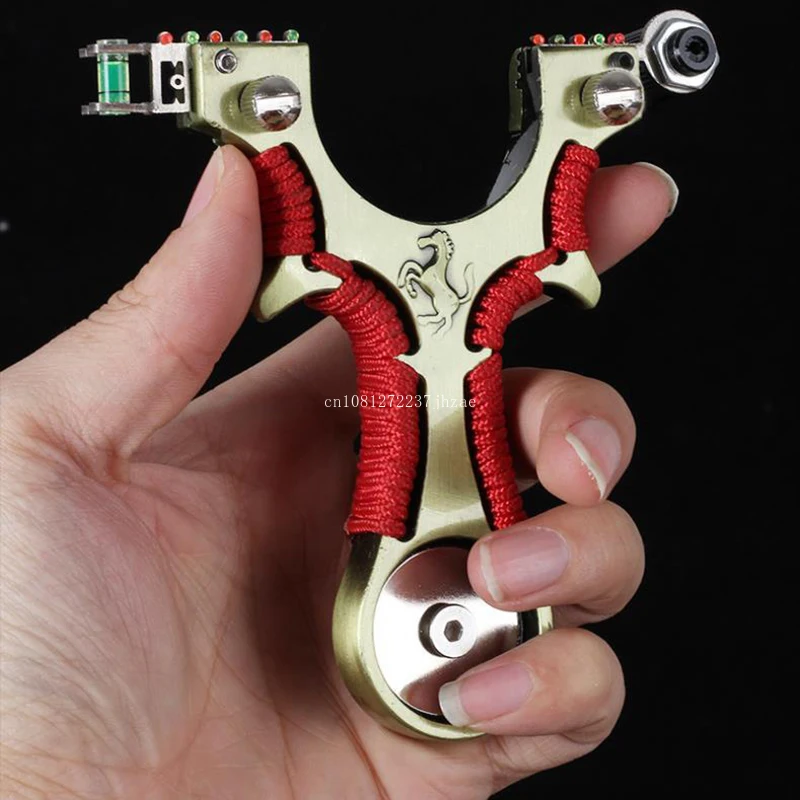 Strong Magnetic Slingshot with Compass Laser Slingshot High-precision Sling Professional Shooting Slingshots Catapult