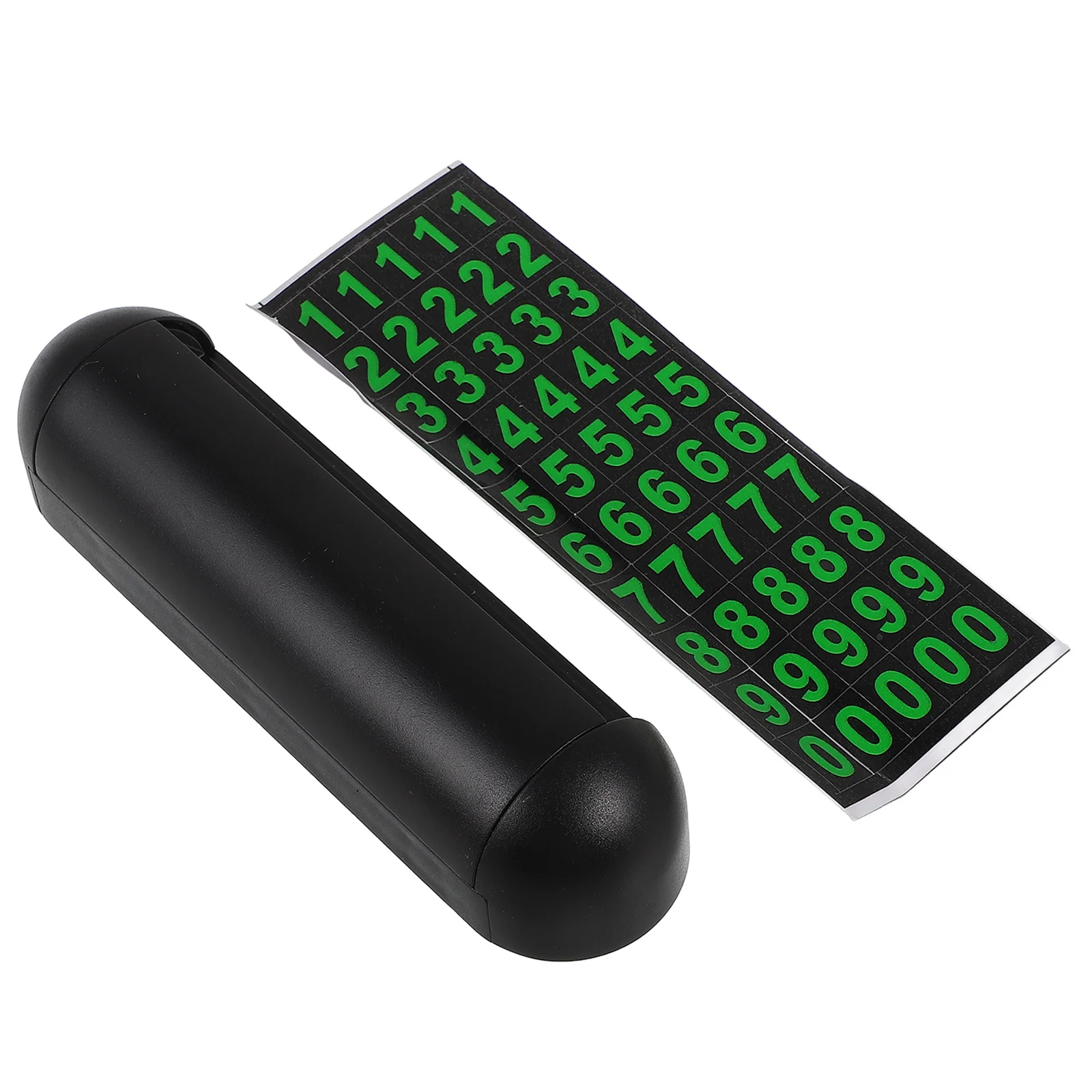 Temporary Parking Durable ABS Luminous Parking Telephone Number Card Dashboard Display Moving Phone Sign