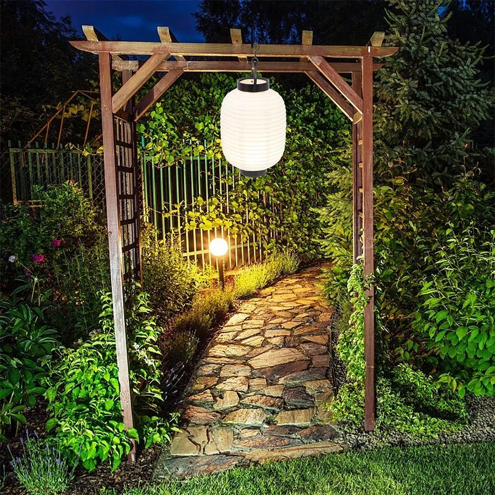 

3Pcs Japanese Folding Paper Lanterns Illuminated Winter Melon Design Hanging Lanterns for Sushi Shop Ramen Restaurant Decorative