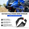 오토바이 액세서리 고정 날개 페어링 Yamaha YZF R6 2017-2022 용 소형 Winglets 스포일러 공기 역학적 날개 1