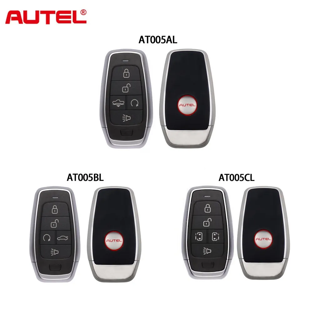 AUTEL MAXIIM IKEY Standard Style IKEYAT005AL/AT005BL/AT005CL 5 Buttons Independent Smart Key (Air Suspension/Remote Start/Panic)