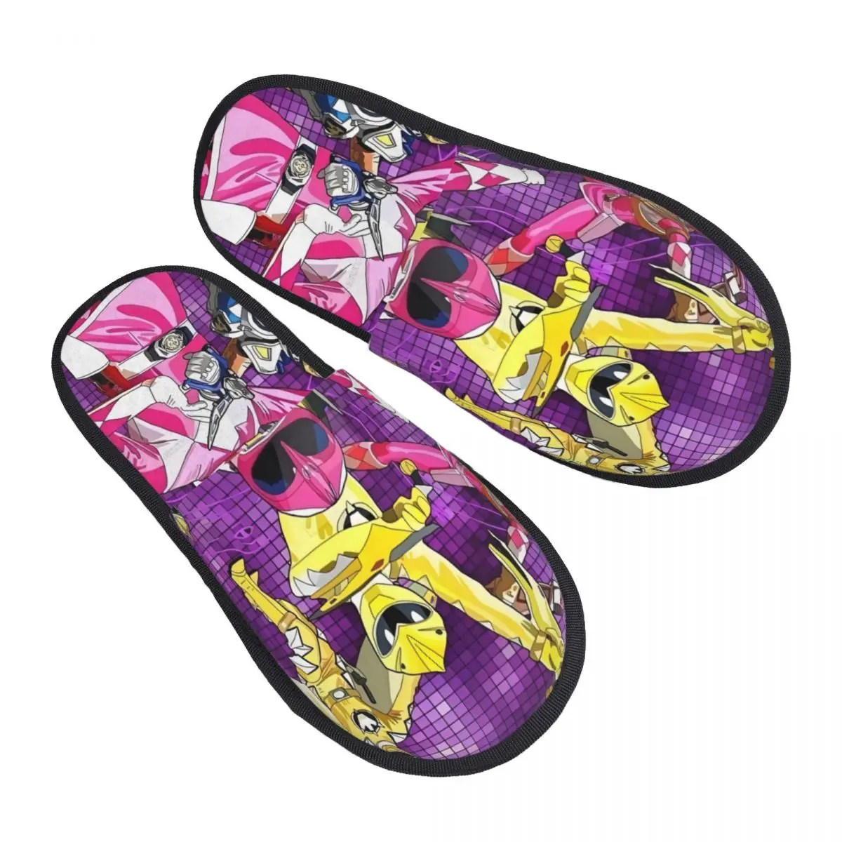 

Custom Manga S-Supers S-Sentais Animes Soft Memory Foam House Slippers Women Classical Comfy Warm Anti-skid Sole Slipper