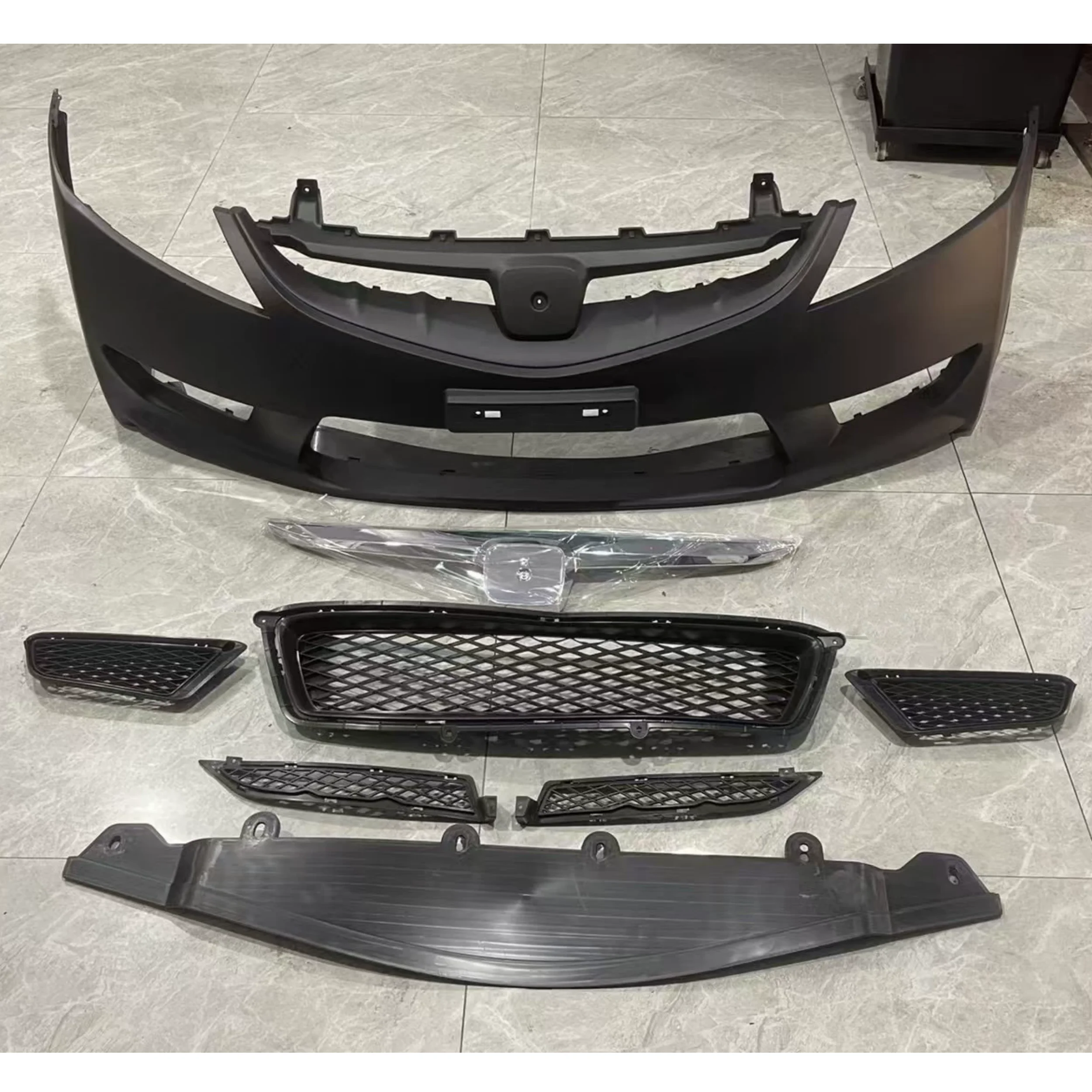 

Front bumper Assembly for Honda civic 8th FD2 2006-2011 modified PP Surround Front shovel Radiator Body kit Car Accessories
