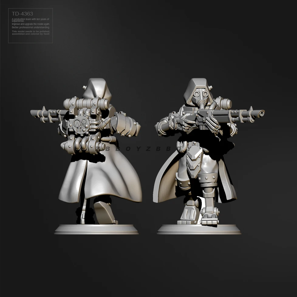 38mm Resin Soldier model kits figure colorless and self-assembled （3D Printing ） TD-4363