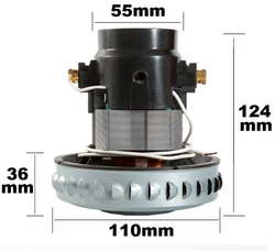 HWX-DW-02L GY-406 HLX1000-GS-P-L Vacuum Cleaner Parts Motor 220V1200W