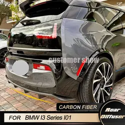 Auto paraurti posteriore diffusore Spoiler per BMW serie I3 I01 4-Door 2018-2020 diffusore posteriore Lip grembiule Guard Body Kit in fibra di carbonio