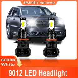 2x 9012 Led Headlight White 70W 8000LM For Dodge Durango 2014 2015 Dart 2013 2014 2015 Luces Led Para Vehiculos Plug and Play