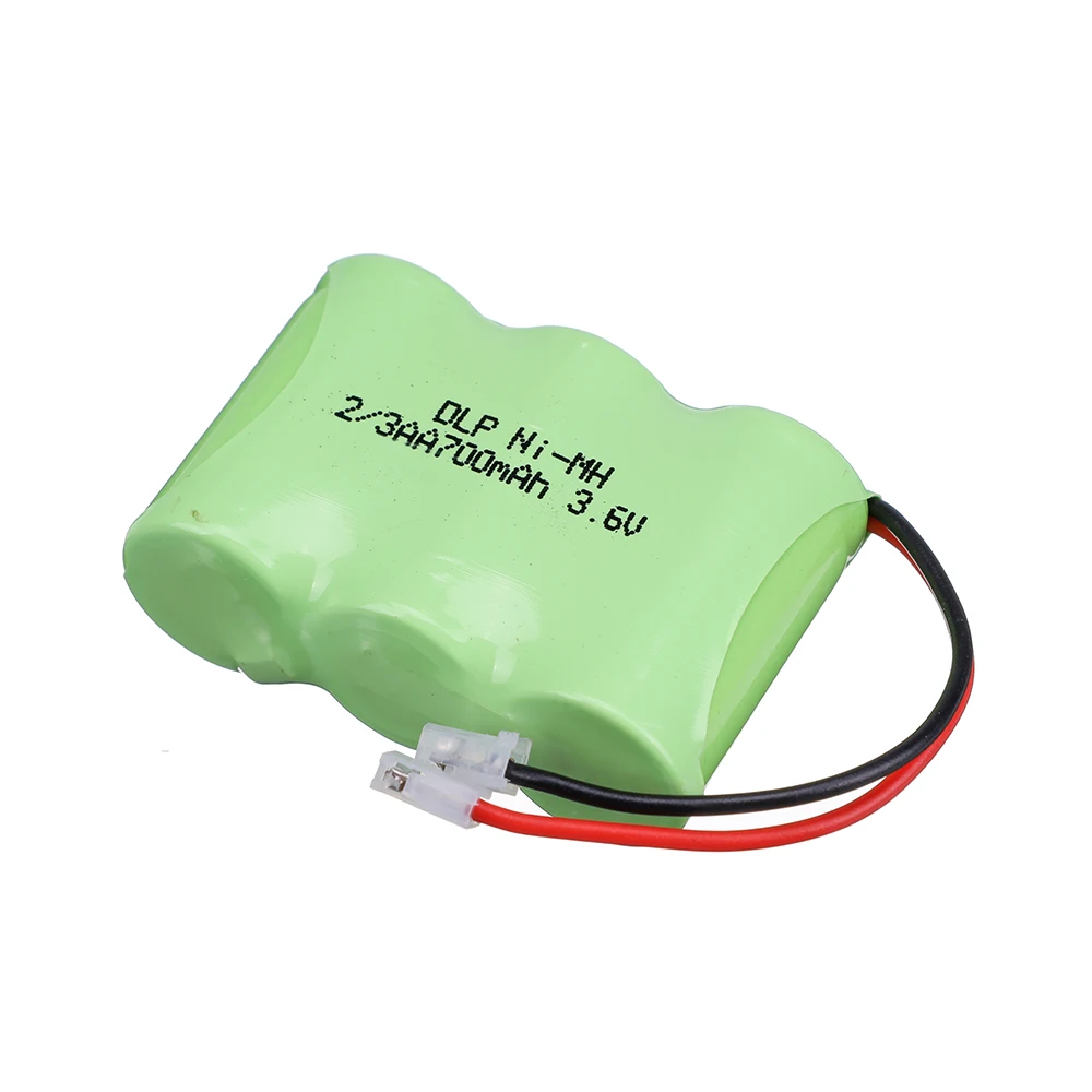 2 szt. 2.4V 3.6V akumulator 2/3AAA 2/3AA 700mah 2/3 AAA ni-mh komórka nimh do zabawek RC telefon bezprzewodowy