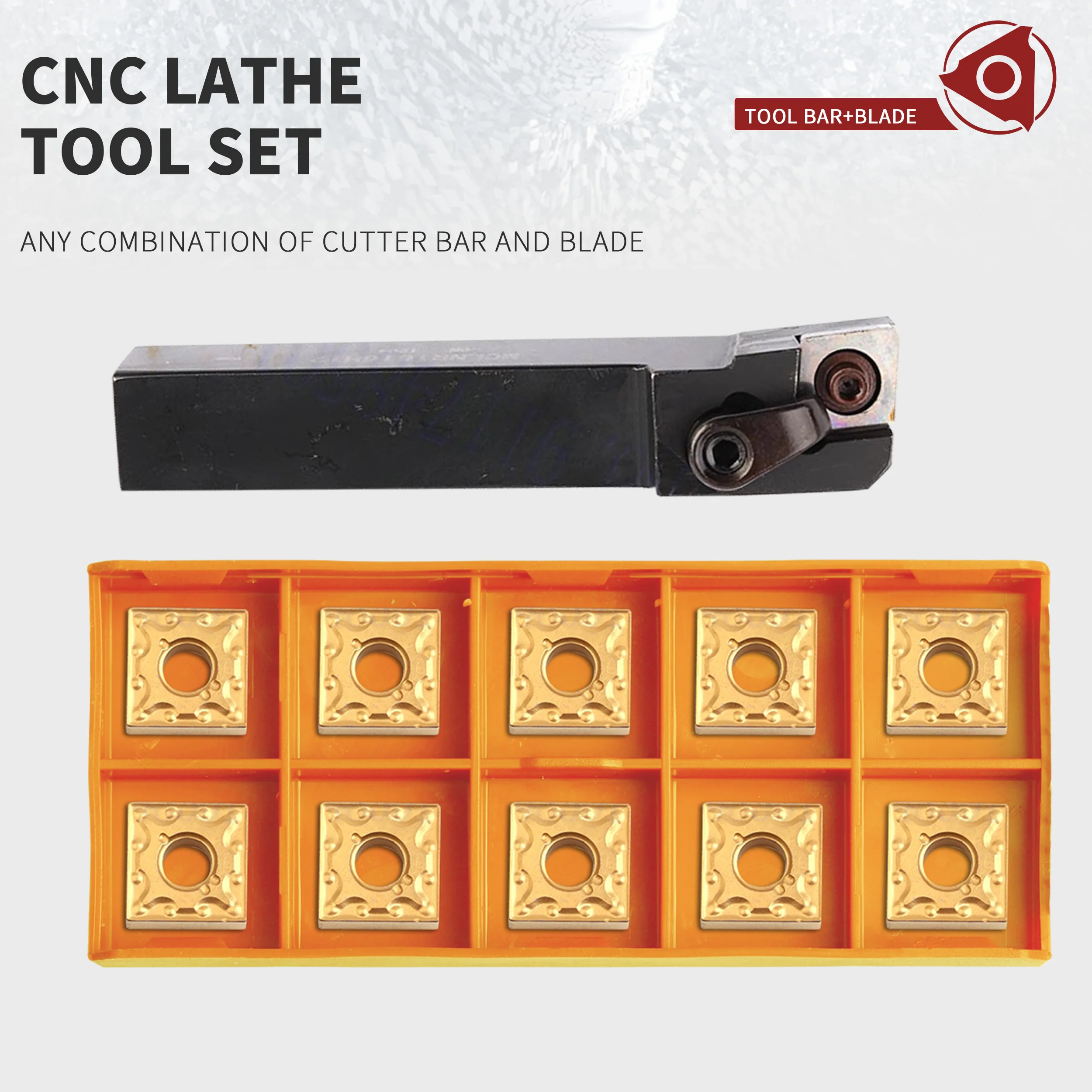 MSKNR/MSKNL 1616H12 2020K 2525M CNC Lathe External Tool Holder +10Pc SNMG1204 Machine Tools Carbide insert Durable Precision Cut