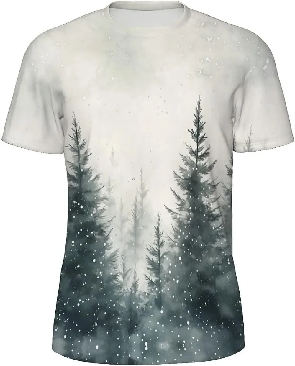 

New Men's 3D Printed T-Shirt, Plus-Size Short Sleeve T-Shirt