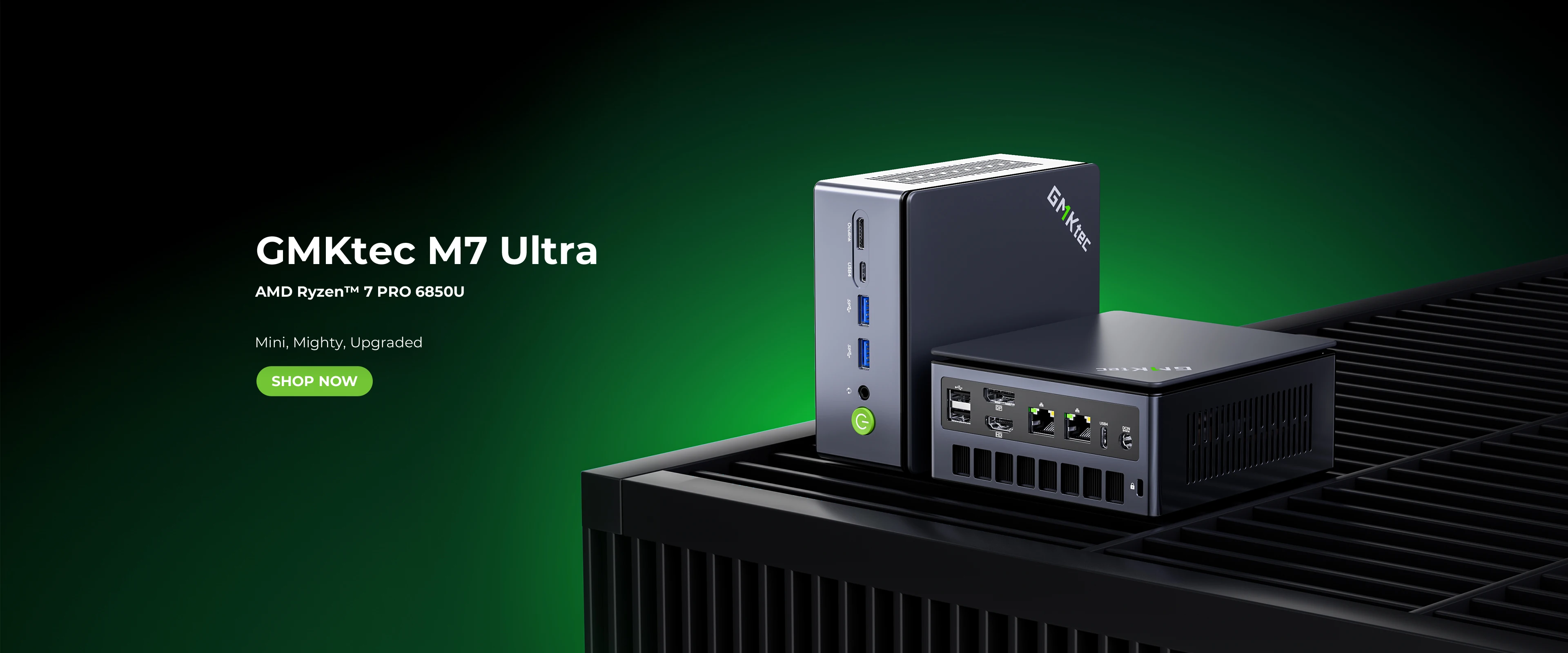 GMKtec M7 Ultra Mini Pc AMD Ryzen7 PRO 6850H Nucbox AMD Radeon ™   680M نافذة 11 Pro WIFI 6 BT 5.2 USBC 4.0