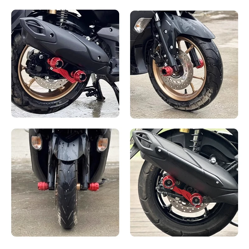 Scooter Exhaust Pipe Muffler Anti Drop Ball Crash Slider for YAMAHA BW'S GYGNUS FORCE155 SMAX Falling Protection CNC Accessories