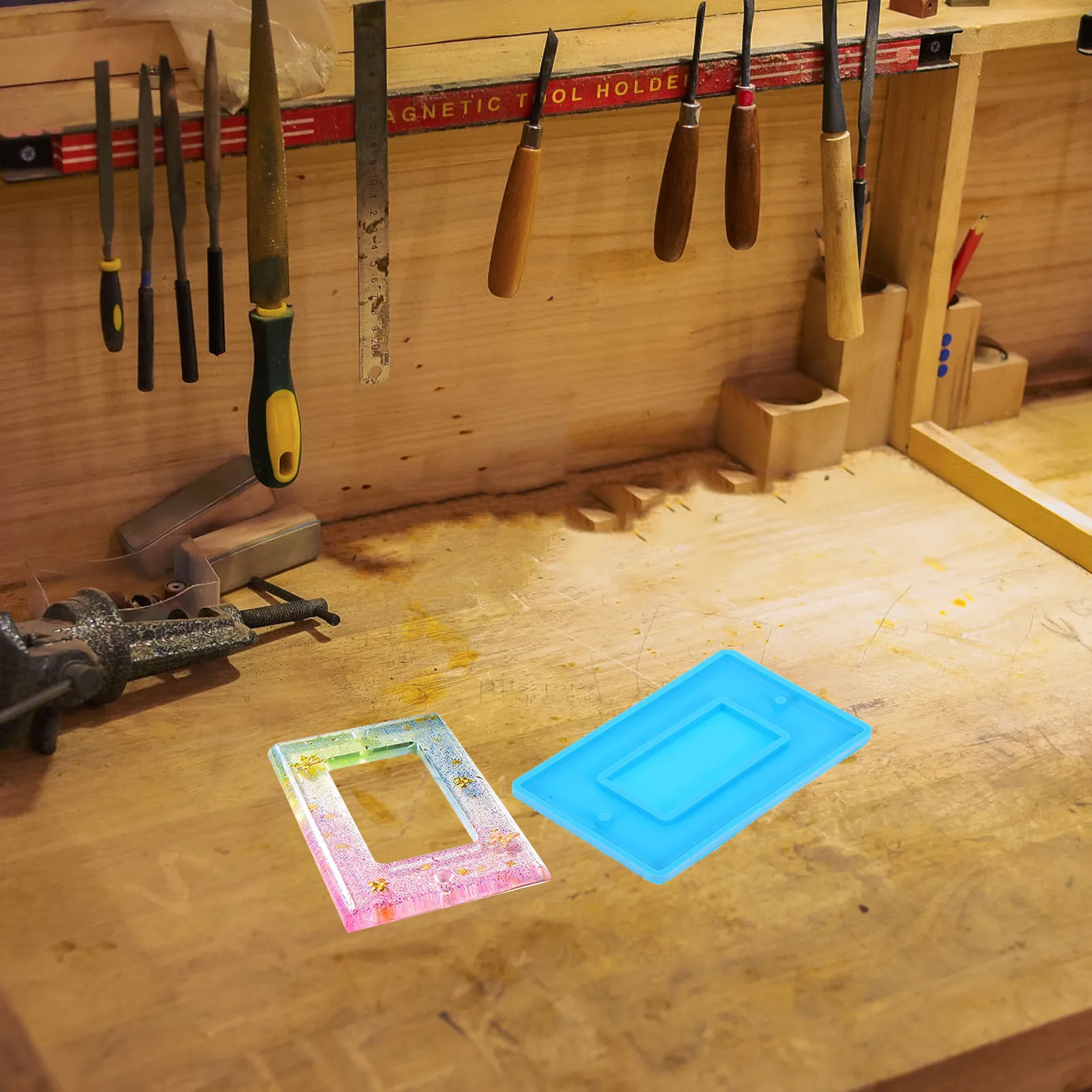 

Форма для панели переключателей, силиконовая форма «сделай сам», антипригарная, легкосъемная, кристаллическая эпоксидная смола, ремесленная форма для изготовления ювелирных изделий, ручная работа