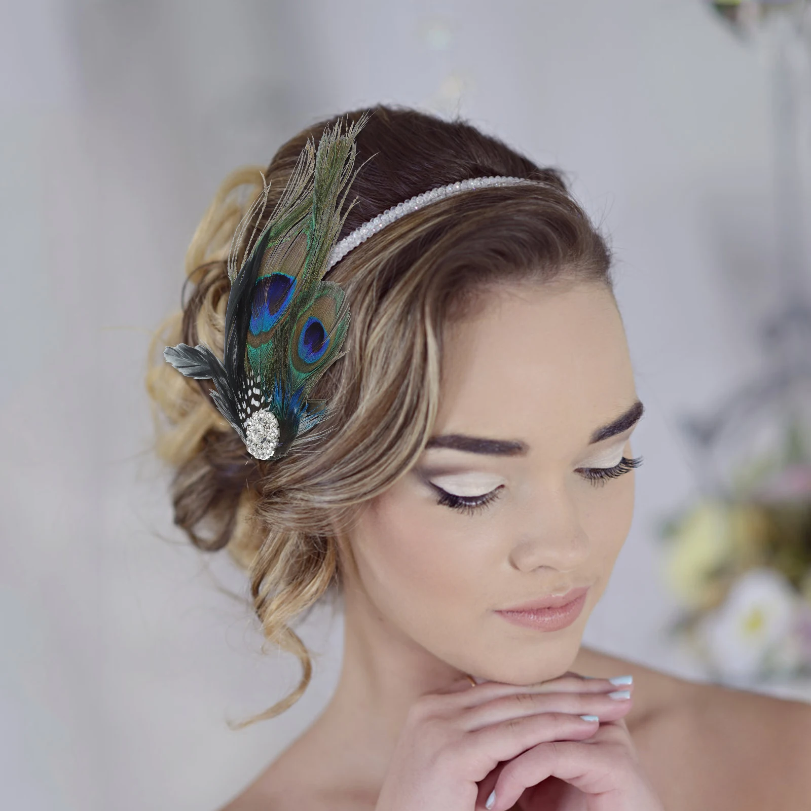 

Головной убор, легкая винтажная повязка на голову 1920-х годов, костюм для вечеринки, декор для танцев, карнавала, Хэллоуина, косплея, танцовщицы