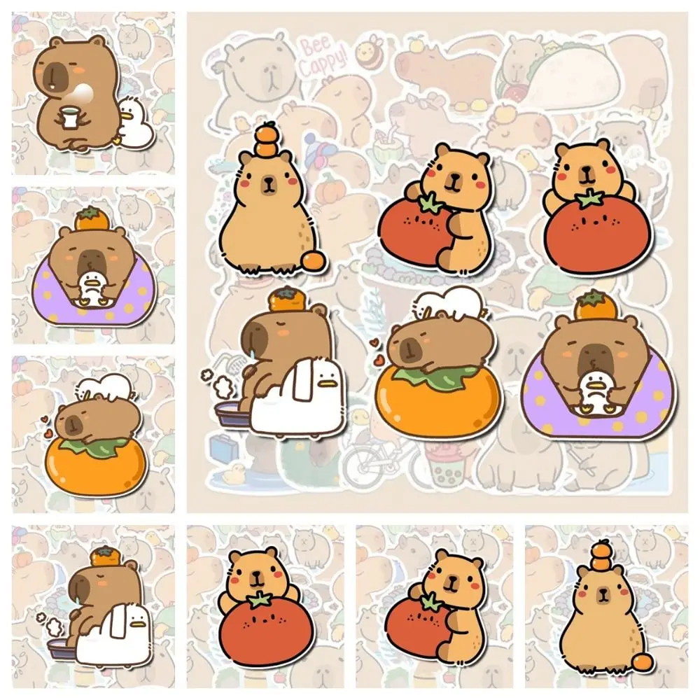 Cartoon Breastpin Acrylic Capybara Pin Cute Lapel Animal Badge Lovely Kawaii Capibara Pin Unisex