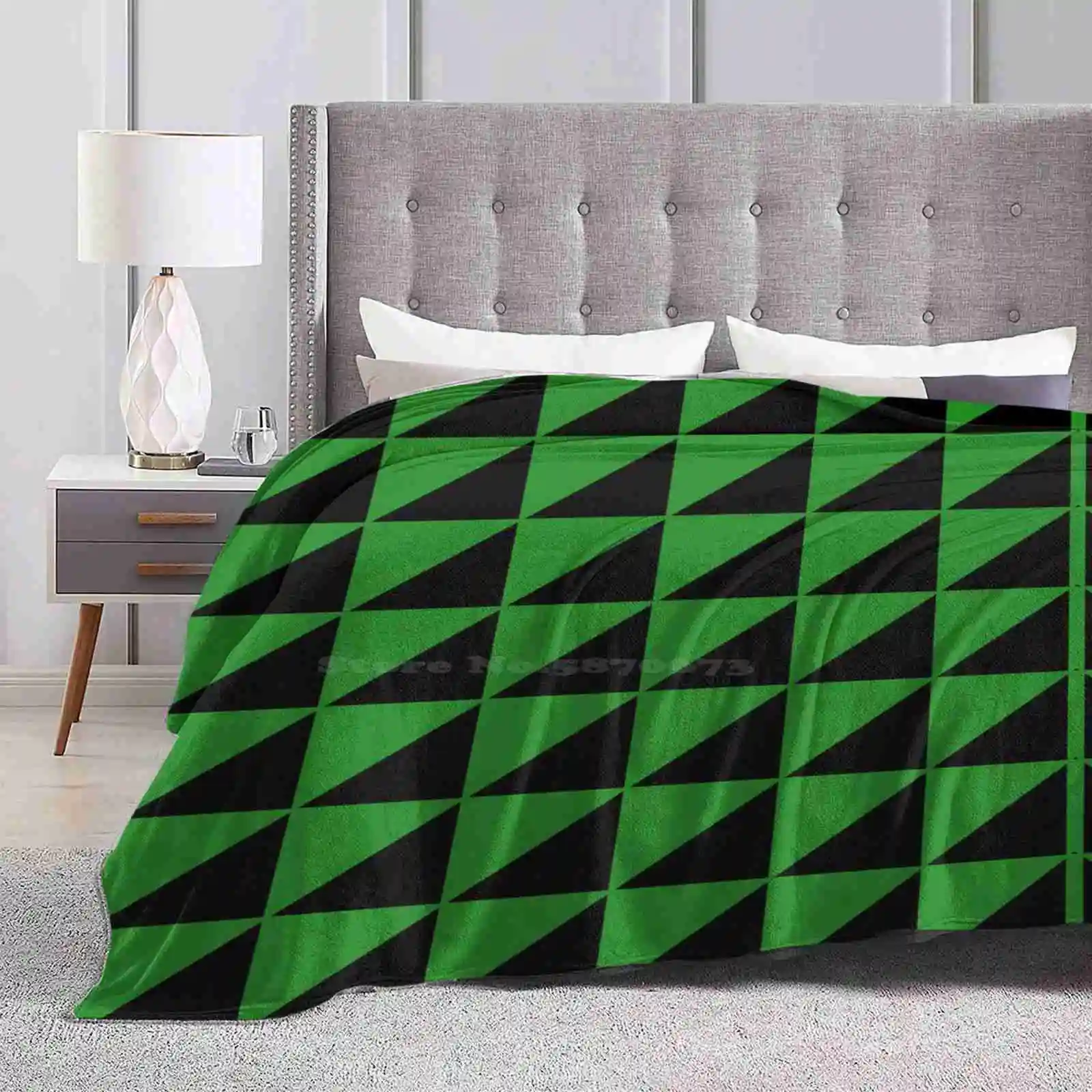 Anarchist Flag-- Green New Arrival Fashion Leisure Warm Flannel Blanket Schpidauu Markplaid Anarchist Flag Green Anarchism Eco